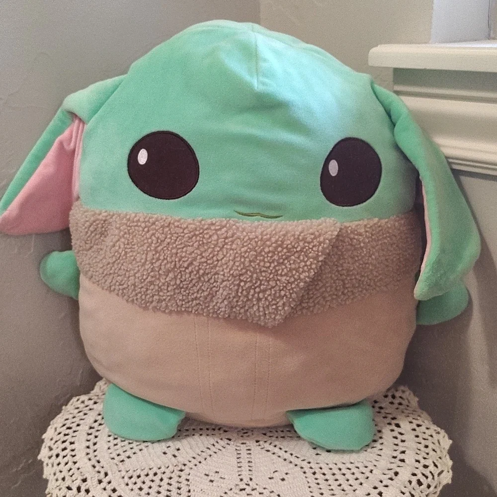 Squishmallows Star Wars Grogu The Mandalorian Baby Yoda Plush 17